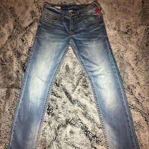 True Religion Men’s Denim Jeans with Stitch Detail